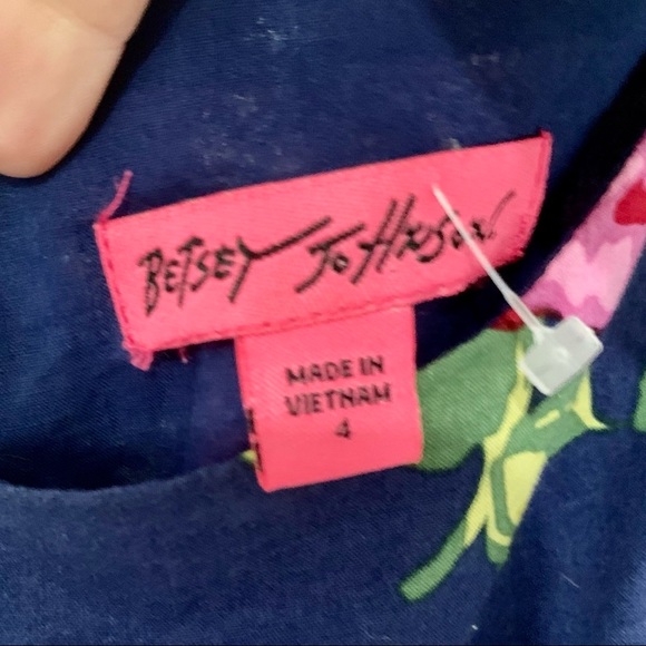 Betsey Johnson Floral Sleeveless Dress Size 4 - Picture 3 of 7